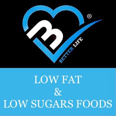 Low fat & low sugars foods