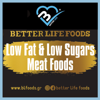 Low fat & low sugars meat foods
